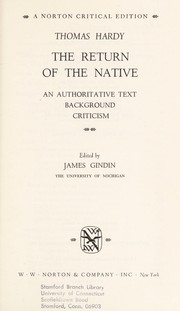 Cover of: The Return of the Native