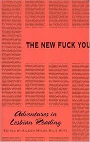 Cover of: The New Fuck You (Native Agents)