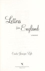 Cover of: Letters from England | Conita Jernigan Lyle