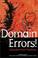 Cover of: Domain Errors!