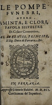 Cover of: Le pompe fvnebri, overo, Aminta e Clori by Cesare Cremonini