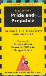 Cover of: A Study Guide to Jane Austen's Pride and Predjudice