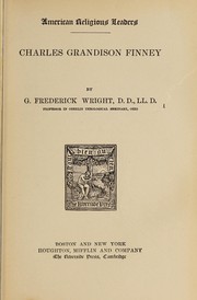 Cover of: Charles Grandison Finney