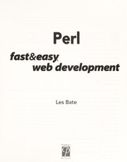 Cover of: Perl | Les Bate
