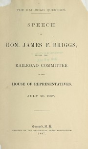 Cover of: The railroad question | James F. Briggs