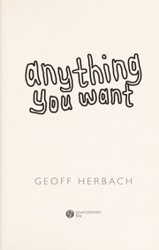 Cover of: Anything you want