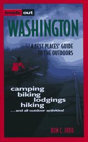 Cover of: Inside Out - Washington: A Best Places Guide to the Outdoors (Best Places Guidebook Series)