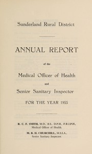 Cover of: [Report 1955] | Sunderland (Tyne and Wear, England). Rural District Council