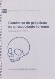 Cover of: Cuaderno de prácticas de antropología forense