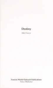 Cover of: Destiny | Mike Francen