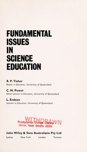 Cover of: Fundamental issues in science education