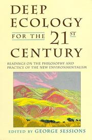 Cover of: Deep Ecology for the 21st century by edited by George Sessions.