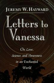 Cover of: Letters to Vanessa by Jeremy W. Hayward