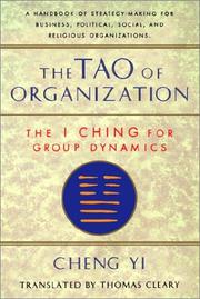 Cover of: Tao of Organization: The I Ching for Group Dynamics (Shambhala Dragon Editions)