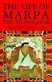 Cover of: The Life of Marpa the Translator by Chögyam Trungpa