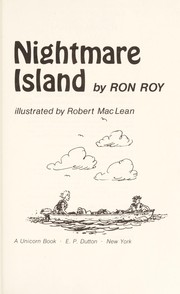 Cover of: Nightmare Island