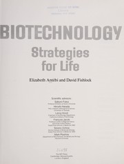 Cover of: Biotechnology: strategies for life