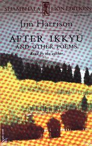 Cover of AFTER IKKYU AUDIO by Jim Harrison