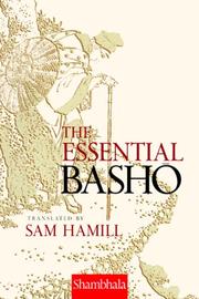 Cover of: The essential Bashō by Bashō Matsuo