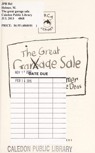 The great garage sale by Marilyn Helmer