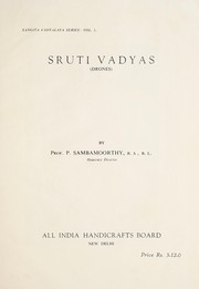Cover of: Sruti vadyas, drones.