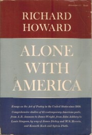 Cover of: Alone with America | Howard, Richard