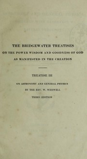 Cover of: Astronomy and general physics considered with reference to natural theology