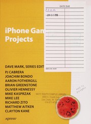 Cover of: iPhone games projects | P. J. Cabrera