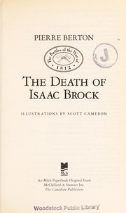Cover of: Death of Isaac Brock (Book 2) (The Battles of the War of 1812) by Pierre Berton