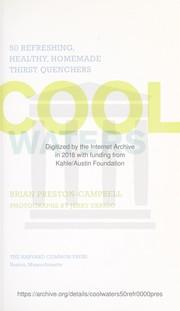 Cover of: Cool waters | Brian Preston-Campbell