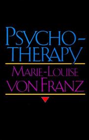 Cover of: Psychotherapy by Marie-Louise Von Franz
