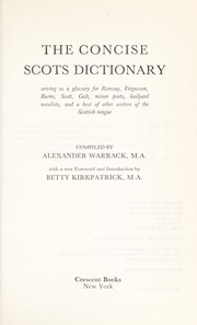 Cover of: Concise Scots Dictionary | Alexander Warrack