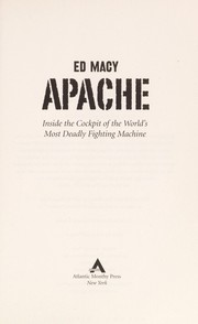 Cover of: Apache by Macy, Ed Warrant Officer.
