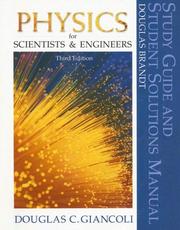 Cover of: Physics for Scientists and Engineers (Study Guide and Student Solutions Manual)