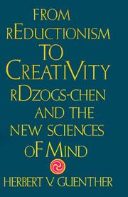 Cover of: From Reductionism to Creativity