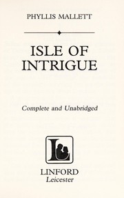 Cover of: Isle of Intrigue