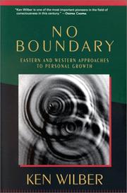Cover of: No boundary by Ken Wilber