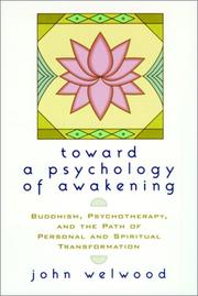 Cover of: Toward a Psychology of Awakening