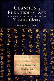 Cover of: Classics of Buddhism and Zen, Volume 1 by Thomas Cleary