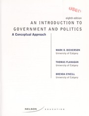 Cover of: An introduction to government and politics by M. O. Dickerson