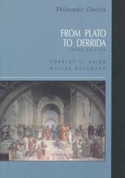 Cover of: Philosophic classics: from Plato to Derrida
