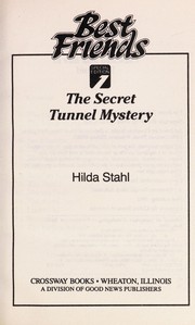 Cover of: The secret tunnel mystery