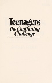 Cover of: Teenagers | Shirley Gould