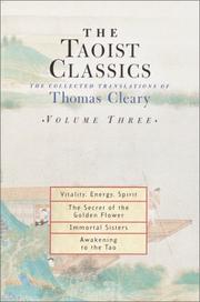 Cover of: The Taoist Classics: The Collected Translations of Thomas Cleary, Vol. 3