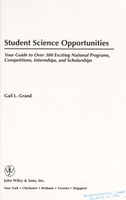 Cover of: Student science opportunities | Gail L. Grand