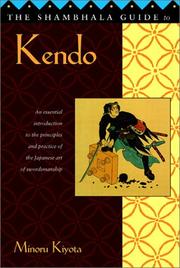 Cover of: The Shambhala Guide to Kendo by Minoru Kiyota