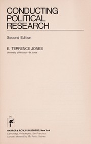 Cover of: Conducting political research