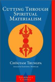 Cover of: Cutting Through Spiritual Materialism by Chögyam Trungpa