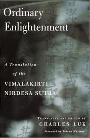 Cover of: Ordinary enlightenment by translated and edited by Charles Luk (Lu Kʻuan Yü) ; foreword by Taizan Maezsumi Roshi.