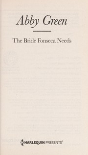 Cover of: The bride Fonseca needs